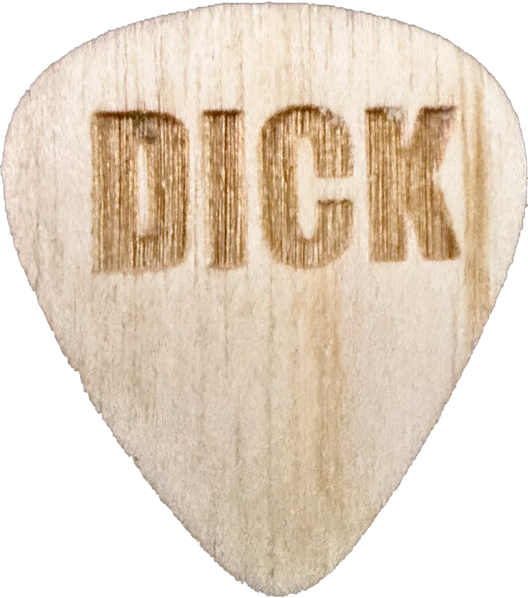 Wooden Dick Pick on a phone screen